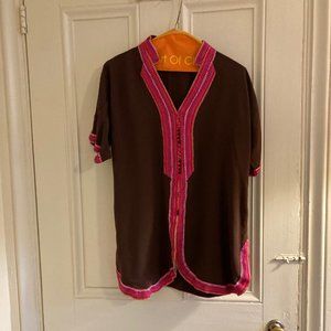Boho authentic vintage Moroccan  tunic